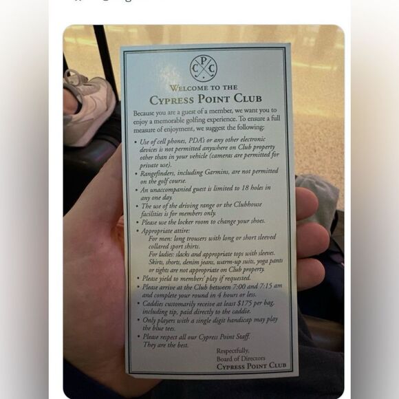 Cypress Point Club Golf Cap Hat Alister MacKenzie sewn Logo 7 5/8 Fitted Green. - Picture 6 of 6